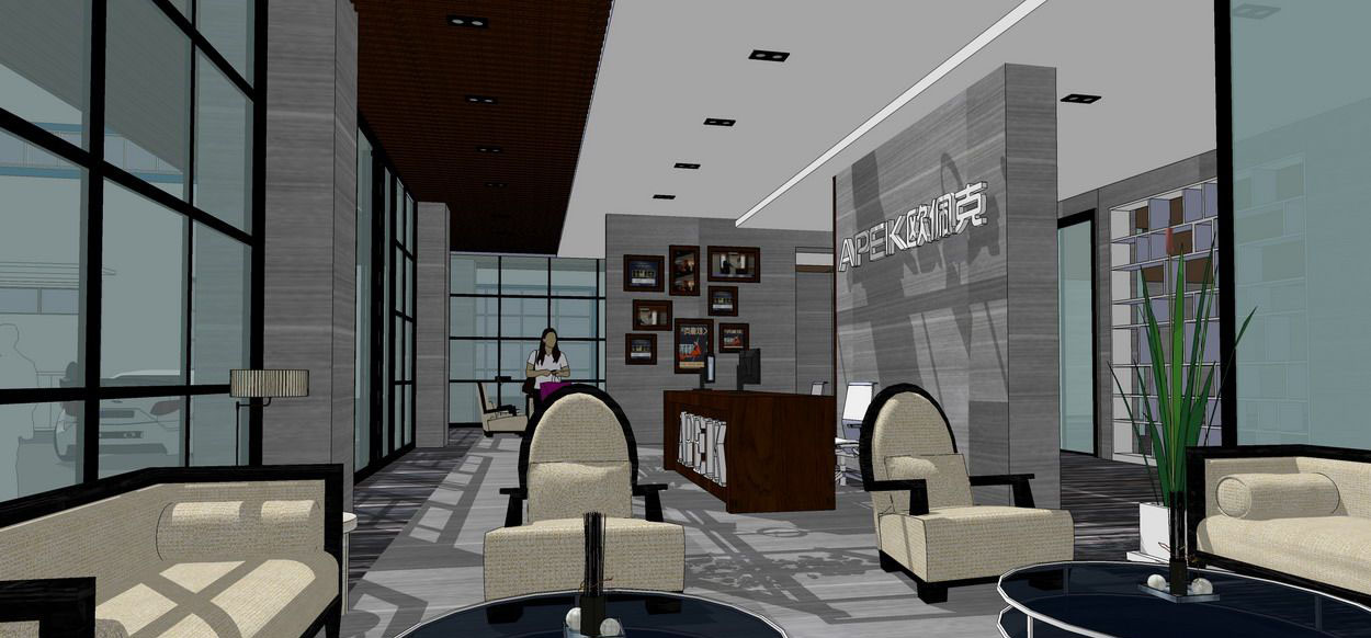  欧佩克厂房办公室装修效果