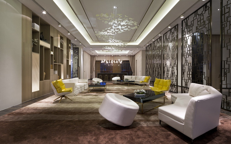 高档会所大厅设计装修效果图