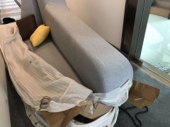 上海闵行七宝万科云办公室成品家具安装现场