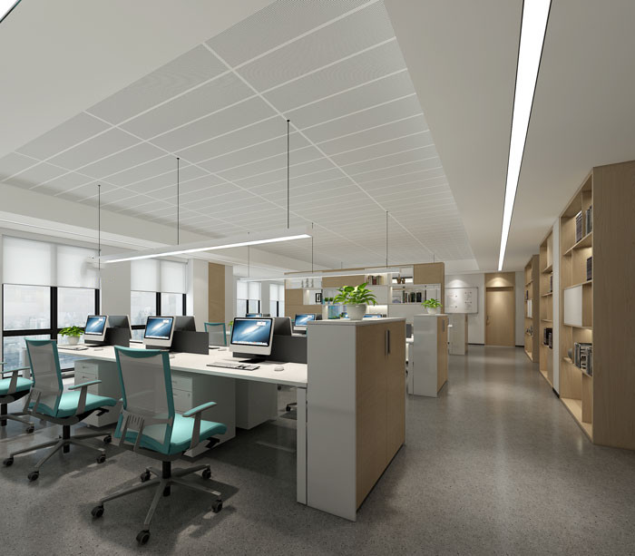 浦东节能环保公司办公室设计效果