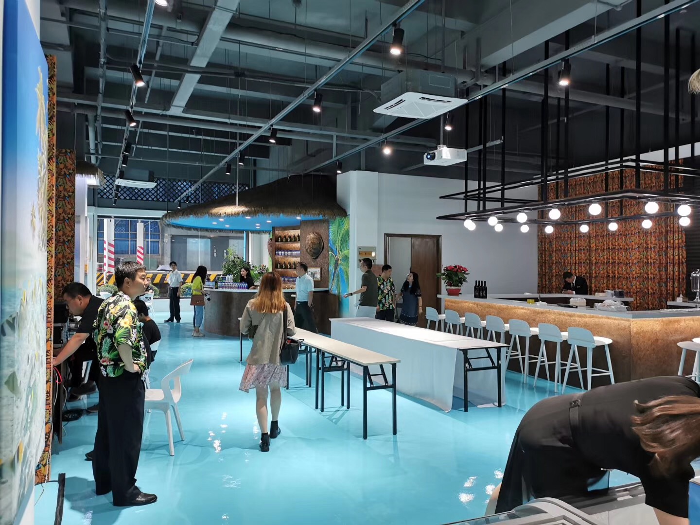 浦东自贸区南太平洋岛国联合馆装修实景图