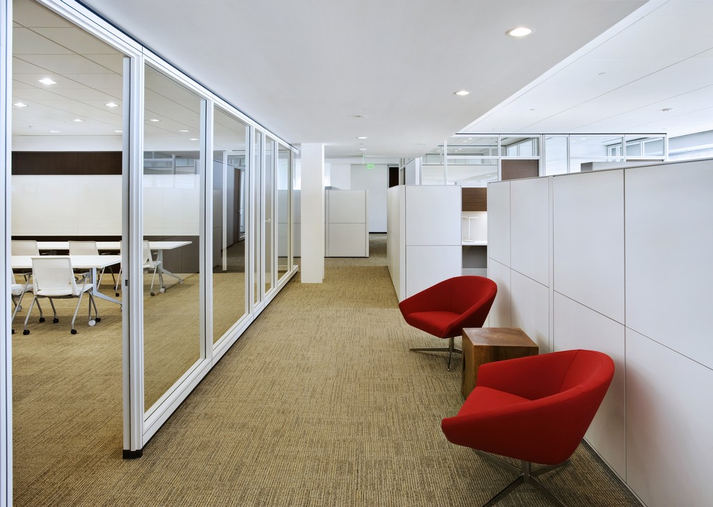 现代简约时尚白色办公室办公室设计