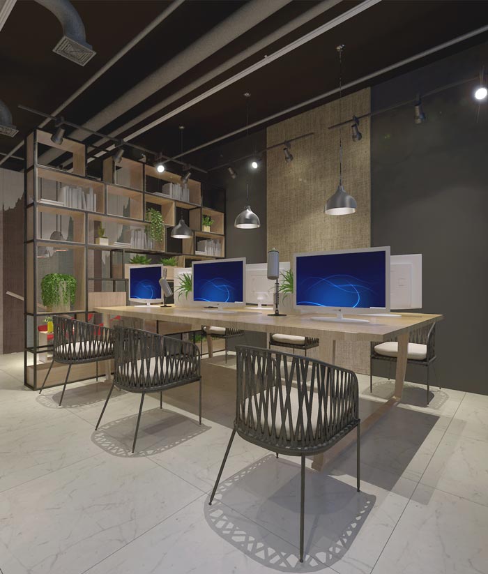 116平米创业公司办公室装修设计案例