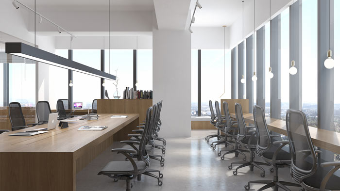 商贸公司办公室装修设计效果图