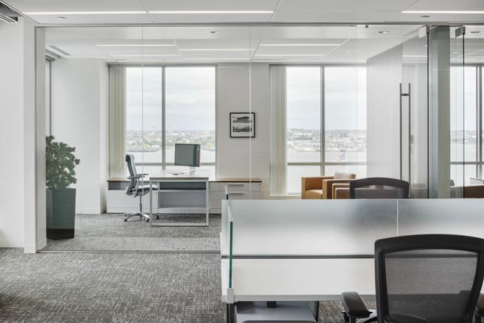 国峰科技大厦现代办公室装饰设计