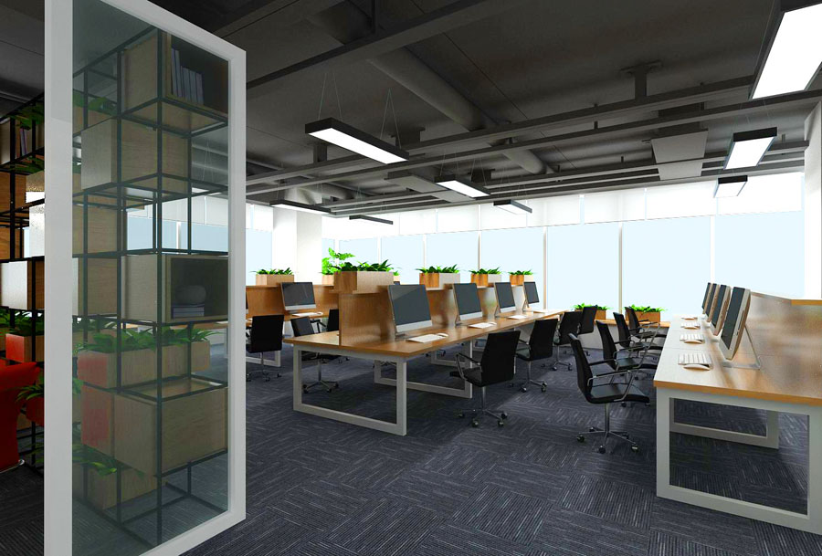 徐汇科技公司办公室装修设计