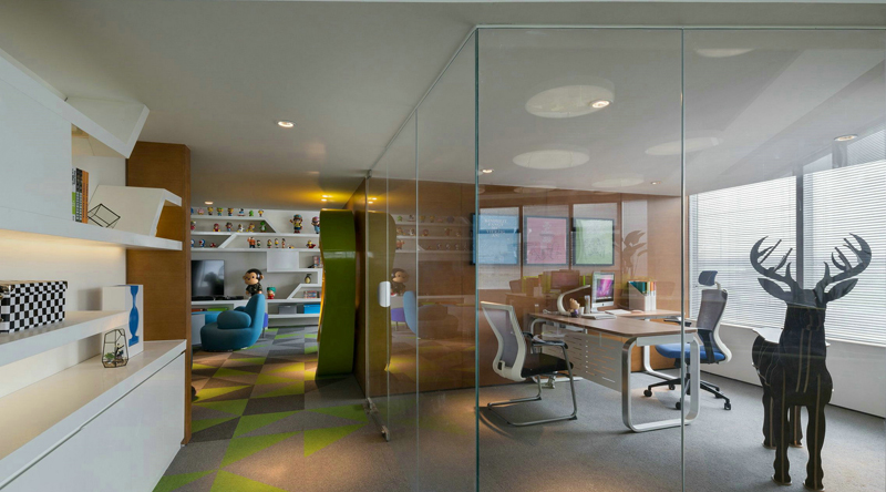 浦东新区动漫公司办公室设计效果