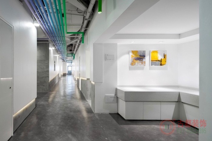 杨浦3000平金融公司办公楼设计装修效果