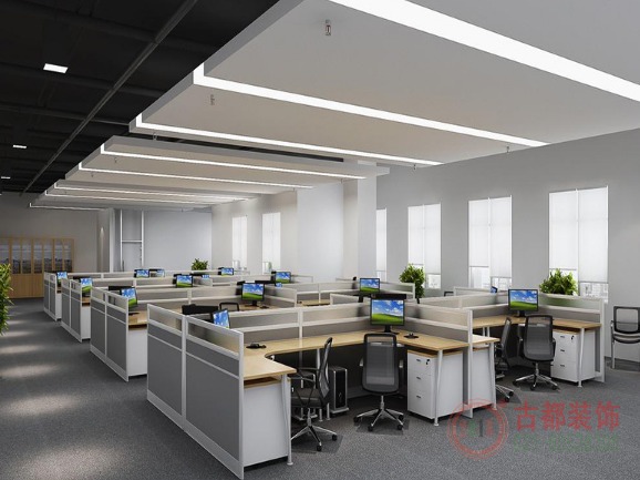 长宁远东国际广场1600平办公室装潢设计