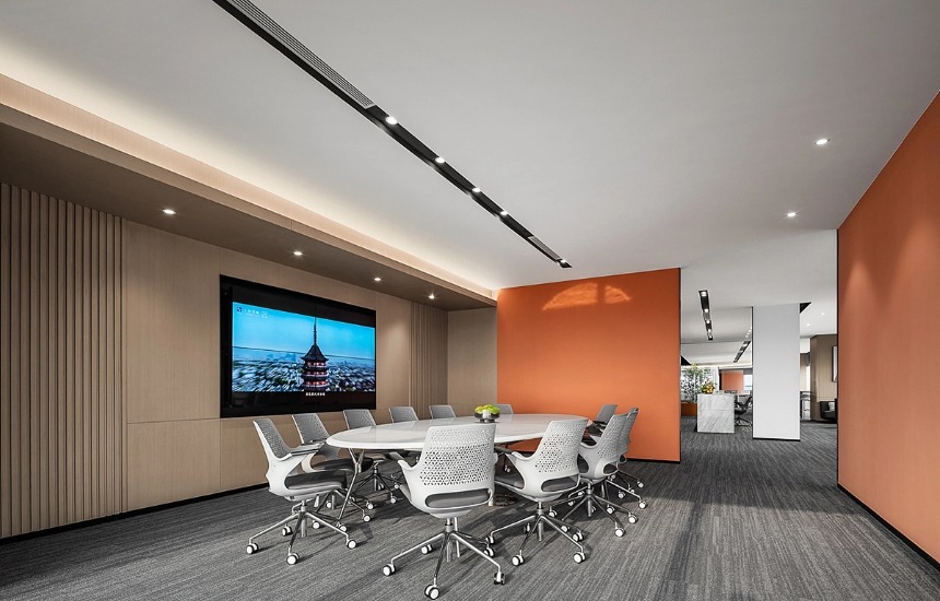 4000平米高级感的办公室设计效果