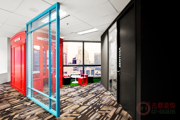 徐汇漕河泾旅游公司办公室装修效果