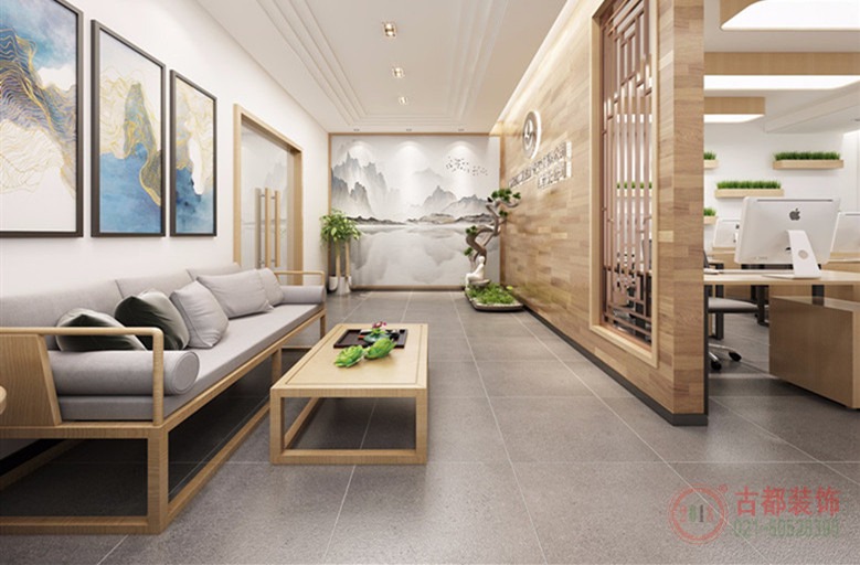轻奢办公室装修效果图