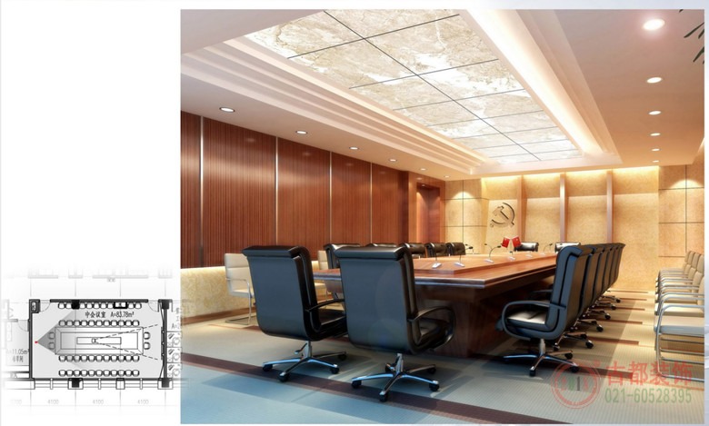 区政府机关办公室装修设计图