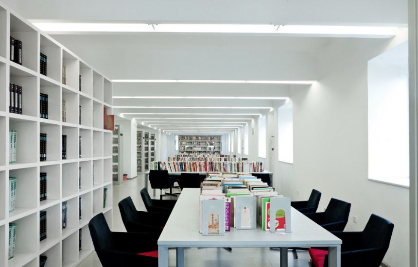 庭院式文化艺术中心装修设计效果