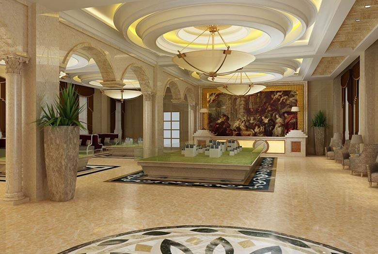 艺术风格售楼部装修设计