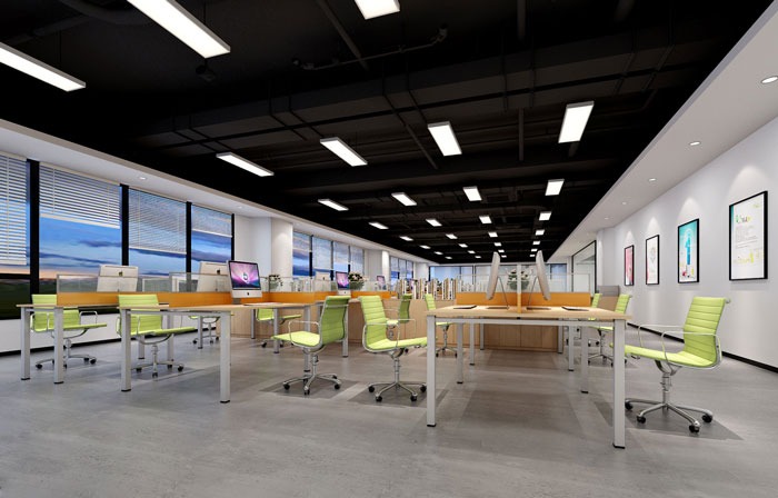 大型教育公司办公室装修设计