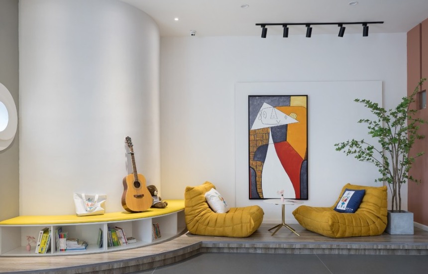 现代时尚音乐培训班装修设计