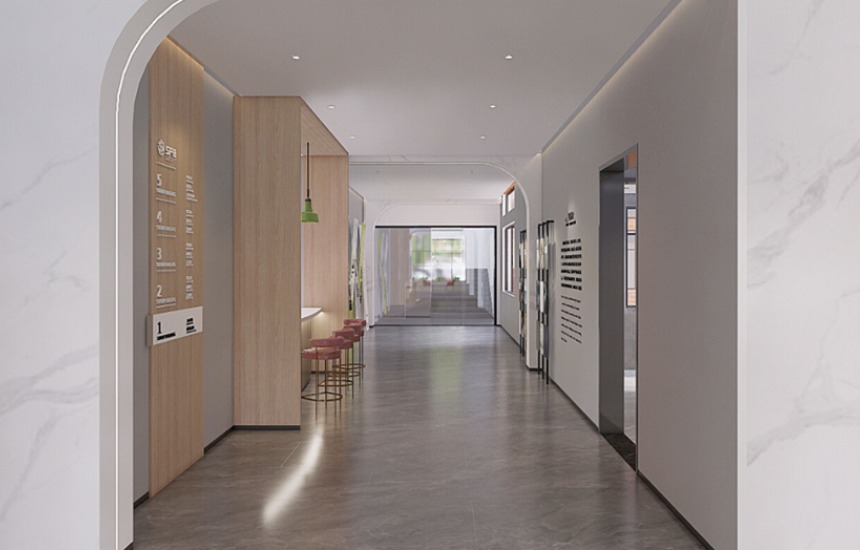 音乐传媒公司办公室装修设计效果图