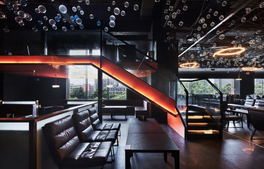 古典深色风餐厅装修设计