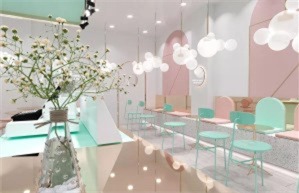 欧式奶茶店办公室装修