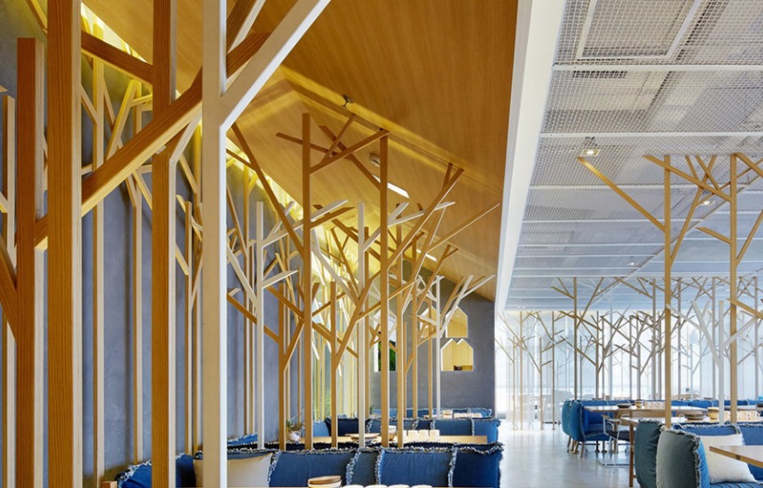 海洋主题餐厅装修设计