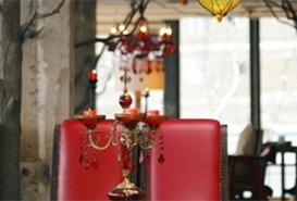 复古情调咖啡厅装修设计