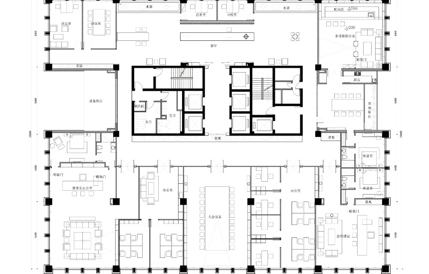 5200平办公楼设计方案