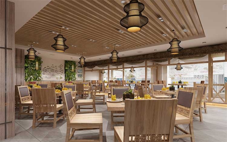 闵行360平米中餐厅设计方案