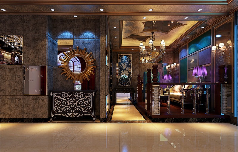 800平米酷音酒吧设计装修效果图片