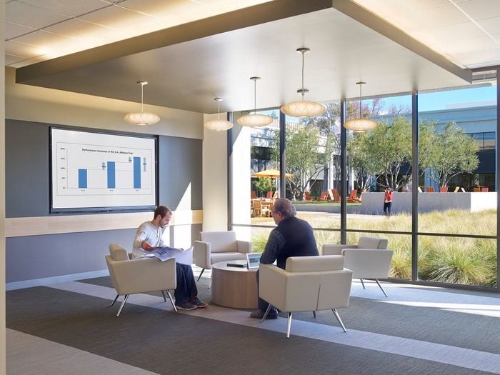 绿色环保办公室设计装潢实景图