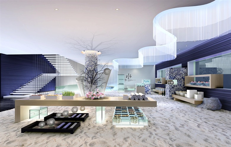 徐汇920平美容院装修设计布局效果