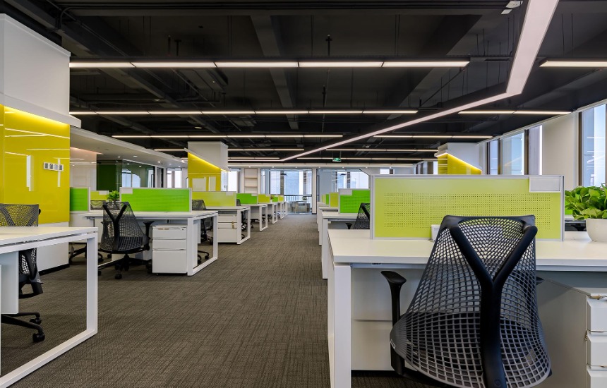 6000平米工业风格办公楼设计装潢效果