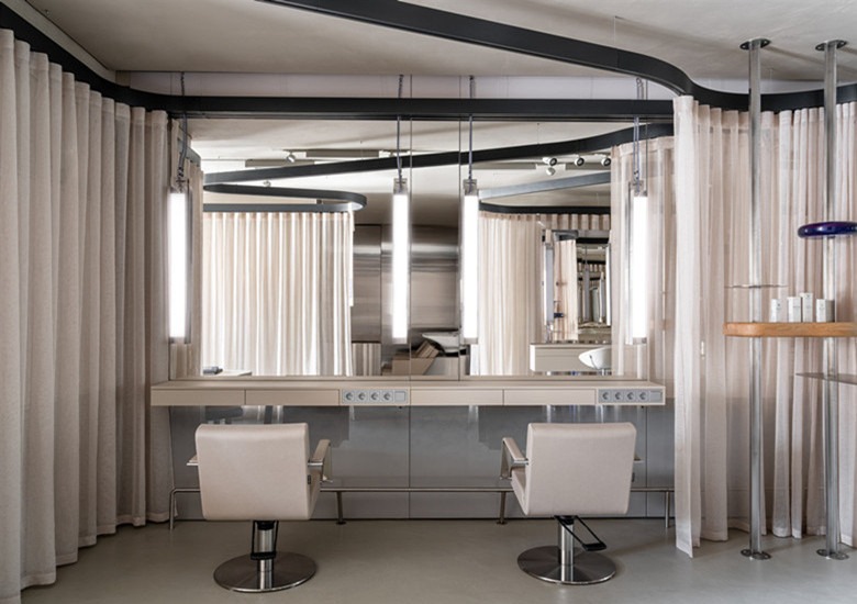 180㎡理发店装修设计效果图