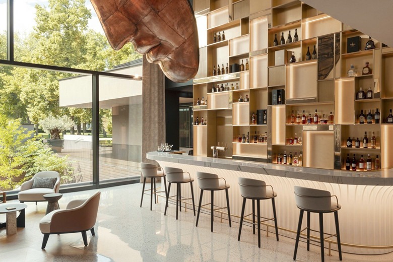 750平米酒店大堂改造翻新效果