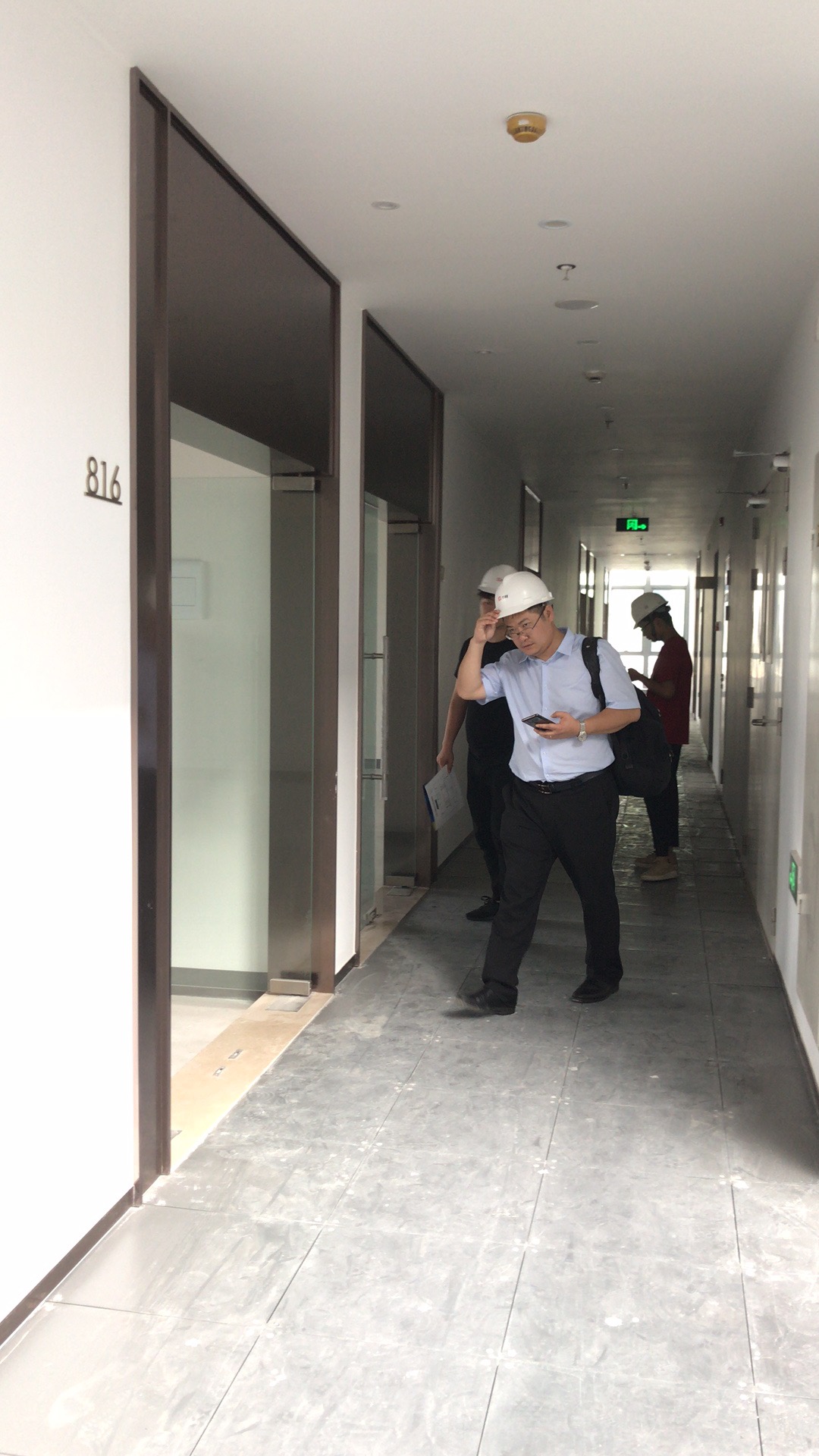 闵行区万科.虹桥云488平方办公室设计量房现场,第5张