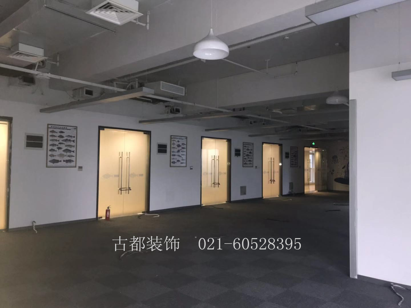 普陀近铁城市广场写字楼设计前期测量现场,第2张