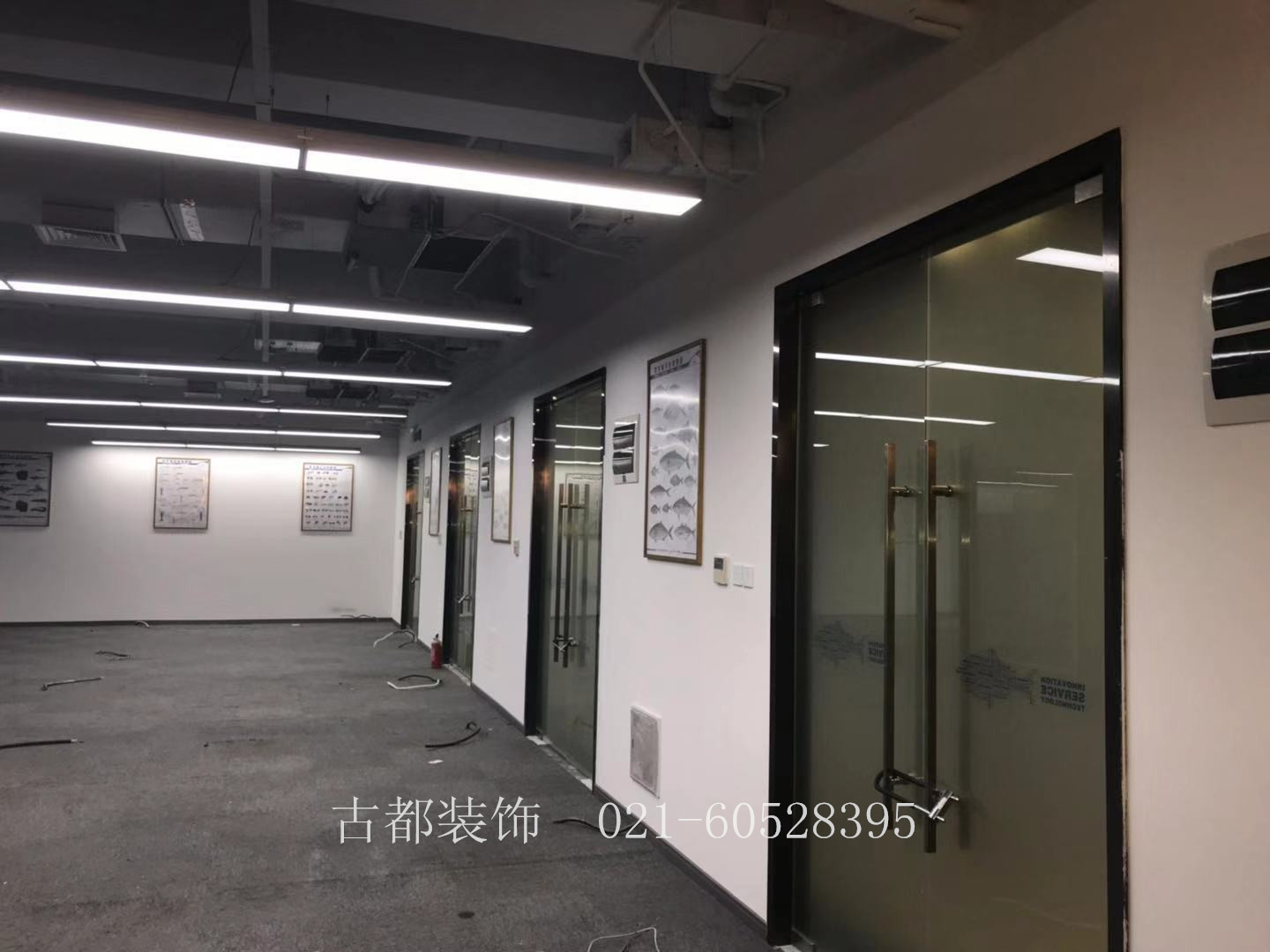 普陀近铁城市广场写字楼设计前期测量现场,第4张