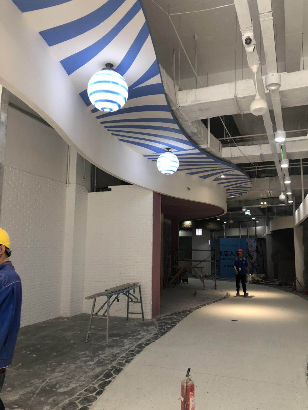 青浦万达西西里主题街装修施工,第5张