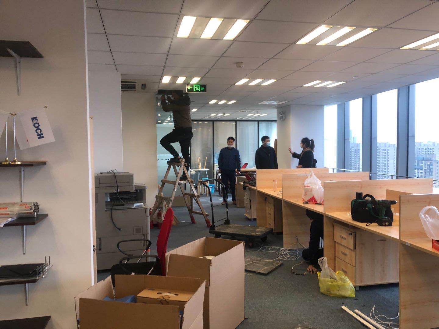 嘉定南翔中暨大厦办公室装修施工,第3张