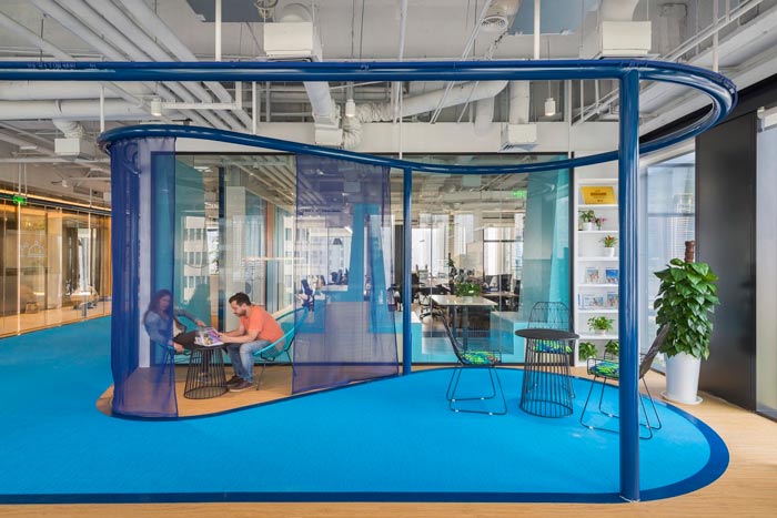 旅游服务公司办公室装修设计案例,第1张