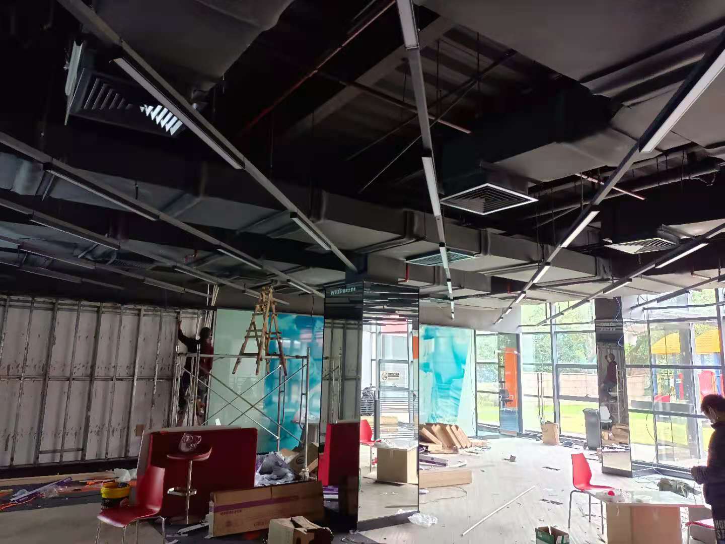 浦东罗山路2255弄德汇公司办公室装修施工,第3张