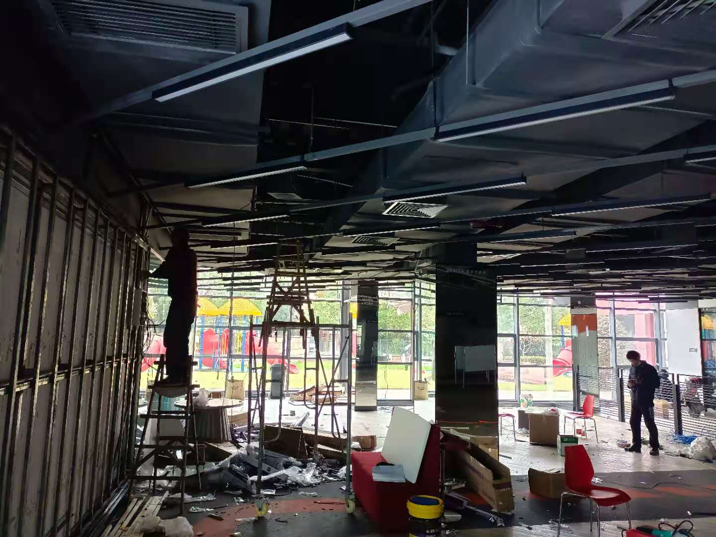 浦东罗山路2255弄德汇公司办公室装修施工,第4张