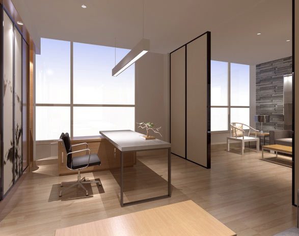 1100平米会计师事务所办公室改造设计效果,1100平米会计师事务所办公室改造设计效果,第1张