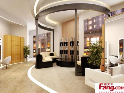 普陀180平米美发店设计装潢图片,普陀180平米美发店设计装潢图片,第3张