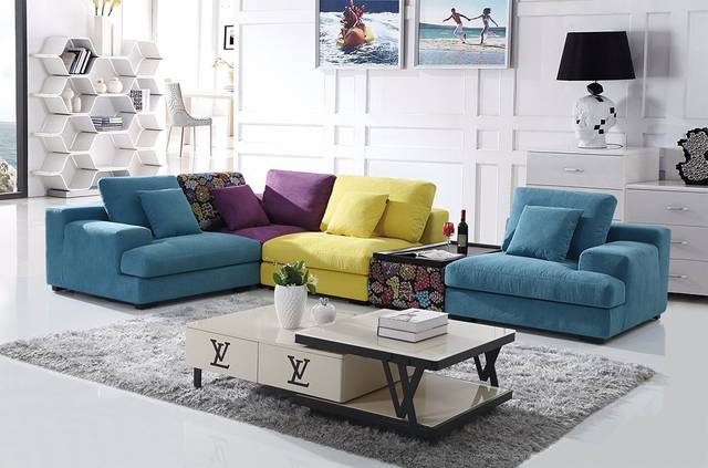 全友u型布艺沙发坐出你的幸福生活,全友u型布艺沙发坐出你的幸福生活,第1张