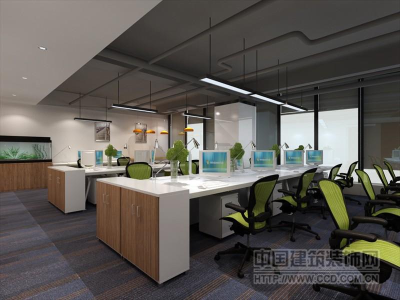 5000平生物科技信息公司办公室设计布局,5000平生物科技信息公司办公室设计布局,第3张