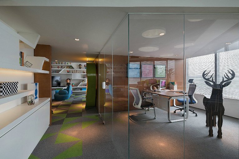 浦东张江2000平物业公司办公室设计图,浦东张江2000平物业公司办公室设计图,第1张