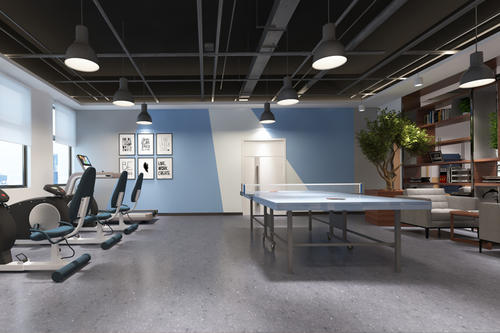 800平米发展科技公司办公室空间设计图,800平米发展科技公司办公室空间设计图,第2张