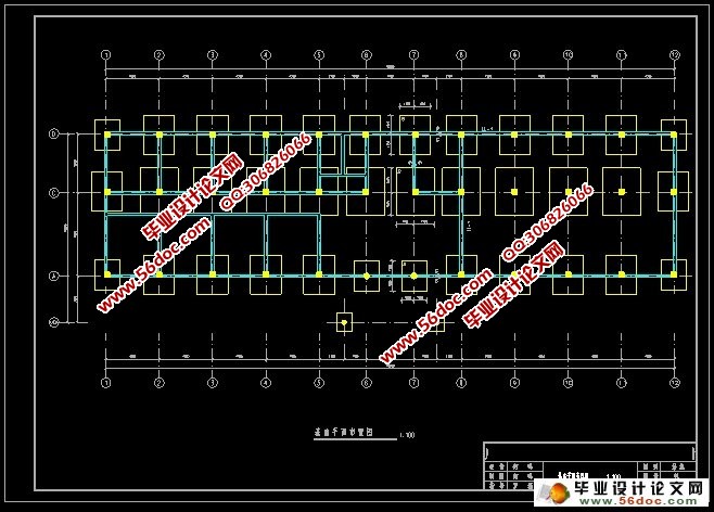 1000平综合办公楼设计布局方案,1000平综合办公楼设计布局方案,第1张