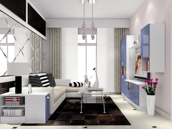 圆弧形客厅装修效果图，让你的家成为最美的风景线,圆弧形客厅装修效果图，让你的家成为最美的风景线,第1张